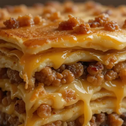 Pancake Sausage Casserole – The Ultimate Breakfast Bake 3 Pancake sausage casserole recipe card layout