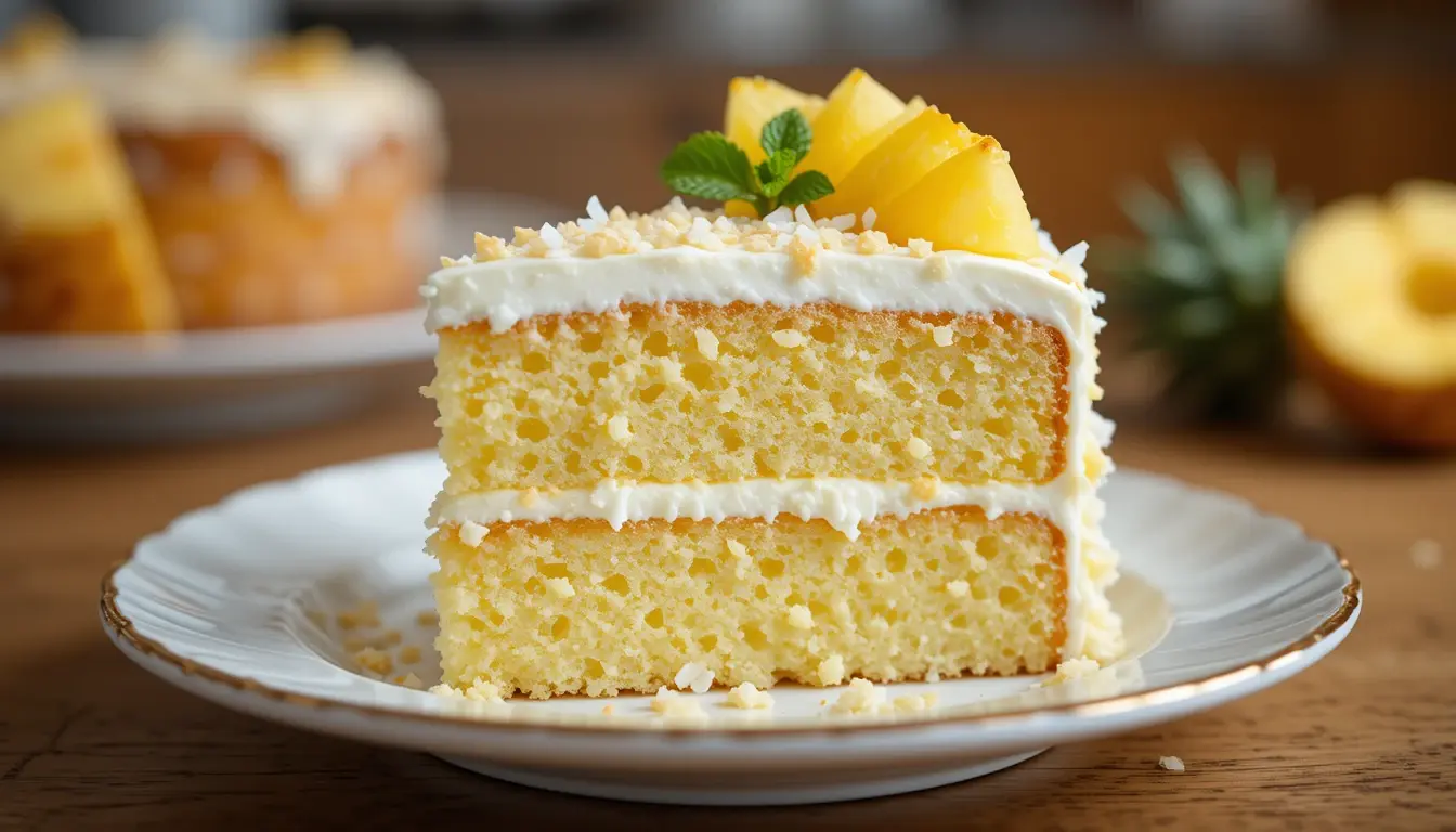 The Best Pineapple Coconut Dream Cake Recipe – Quick, Delicious & Crowd-Pleasing 5 Ingredients for pineapple coconut dream cake on kitchen counter
