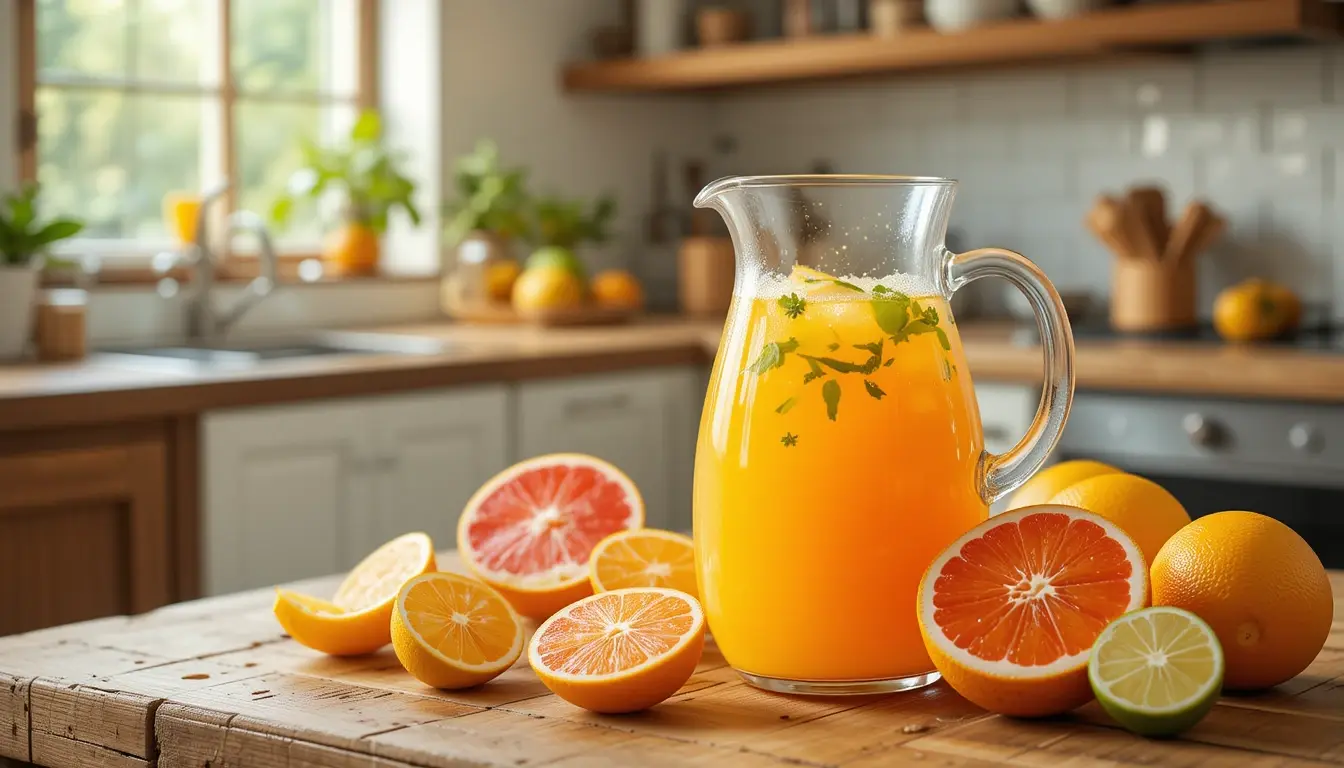 Citrus Juice for Brunch, Breakfast, or a Simple Afternoon Refreshment 4 citrus juice served with dessert