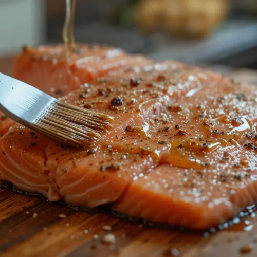Grilled Salmon on Plank Cedar Made Simple and Delicious 2 Grilled salmon on plank cedar served with lemon