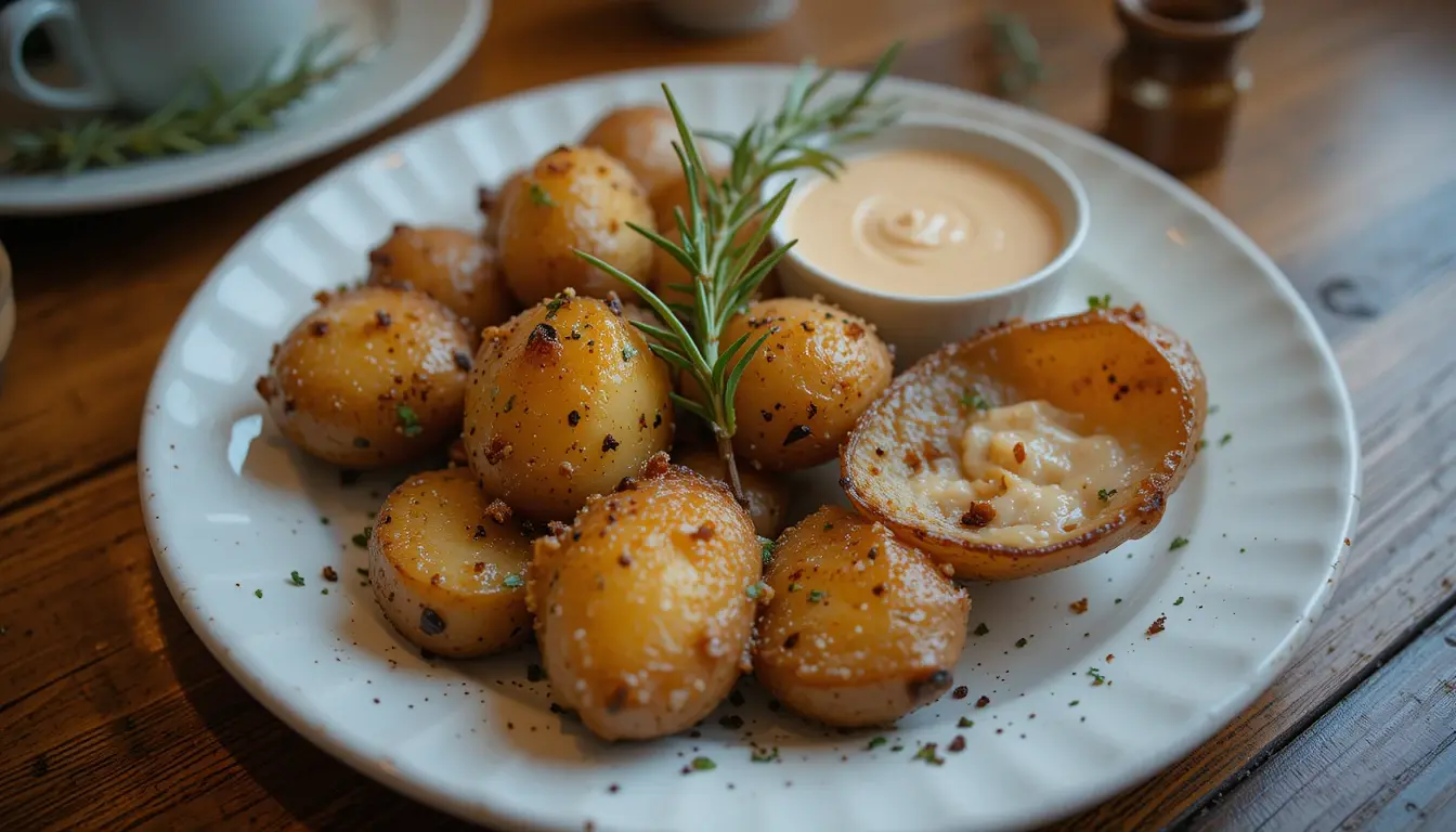 How To Make Liquid Smoke Russet Potatoes That Wow Every Time 4 Crispy liquid smoke russet potatoes ready to be served