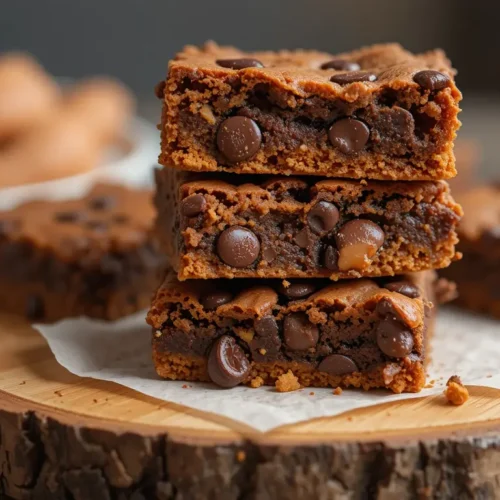 Sweet Potato Brownies Made Easy: Just 5 Simple Ingredients 2 Sweet potato brownies served with almond milk