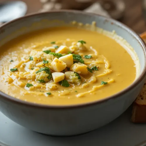 Served crockpot broccoli cheddar soup with toast