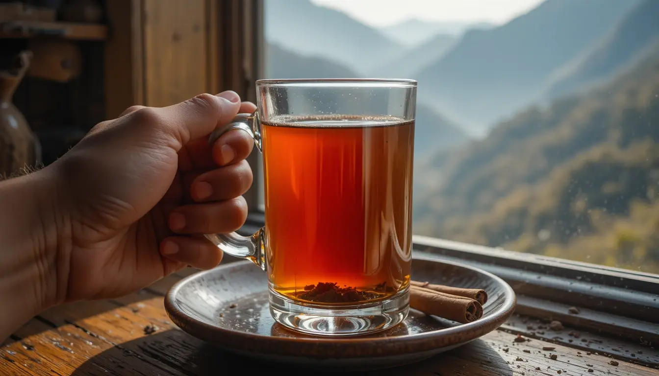 natural mounjaro drink surrounded by its ingredients