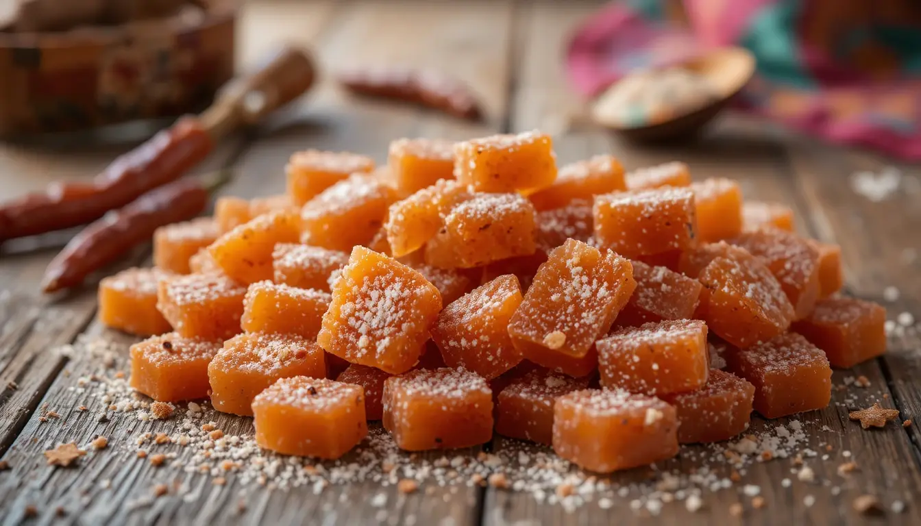 cooking tamarindo candy mixture