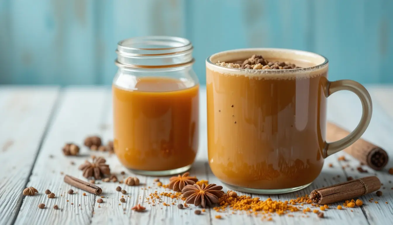Simmering spices for Chai Tea Concentrate