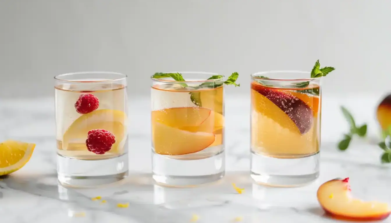 Shaking a White Tea Shot with ice