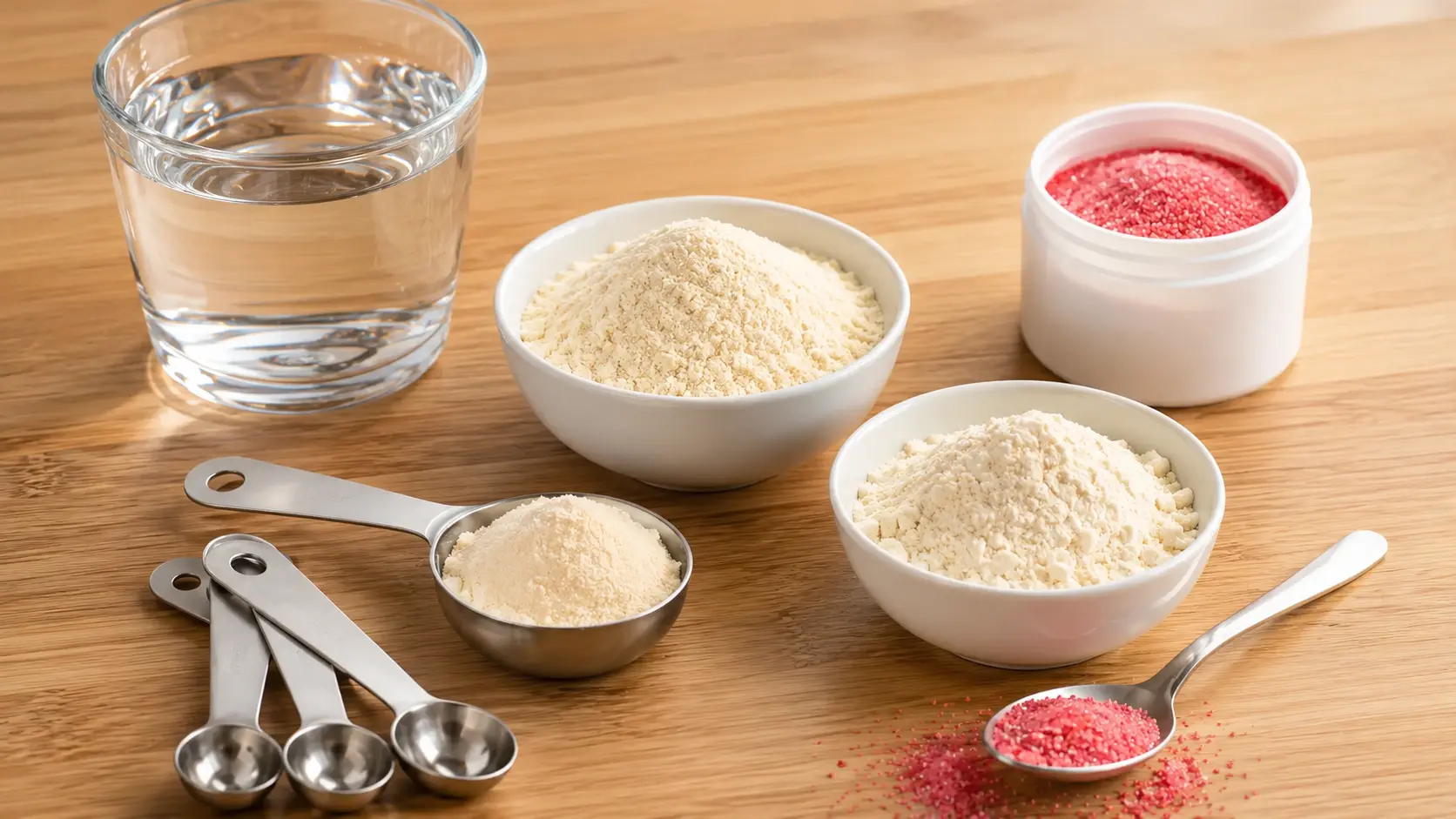 Bariatric Gelatin Recipe: Simple Happy Protein Snack 4 Bariatric Gelatin Recipe ingredients with yogurt and gelatin