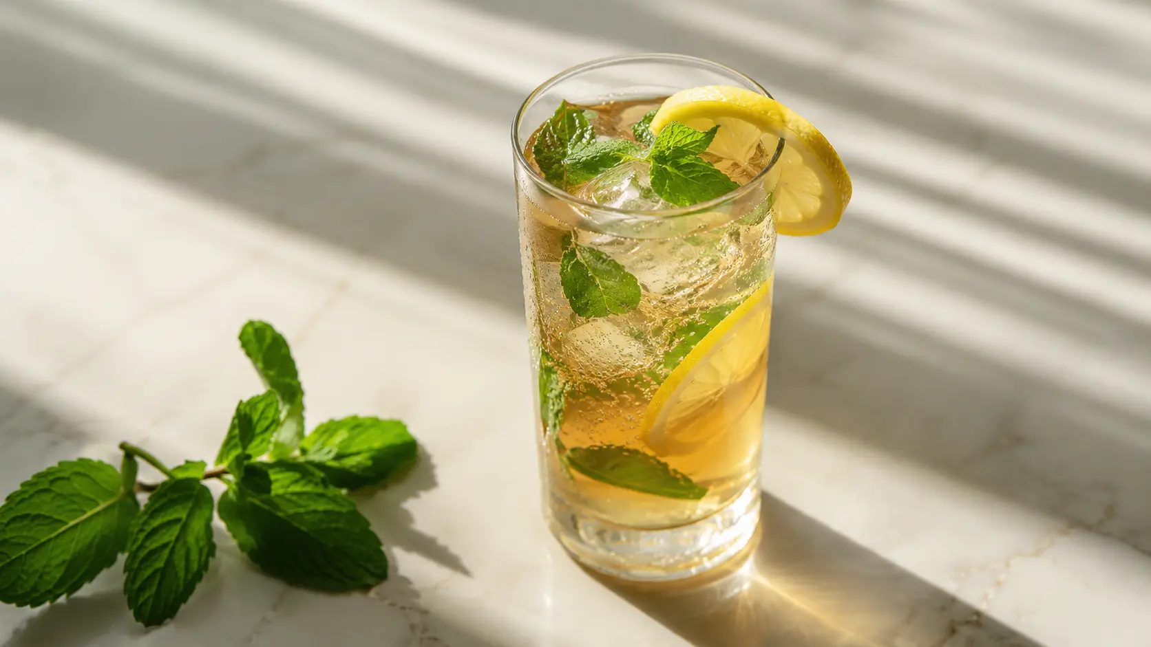 Straining Essiac tea recipe into glass jars