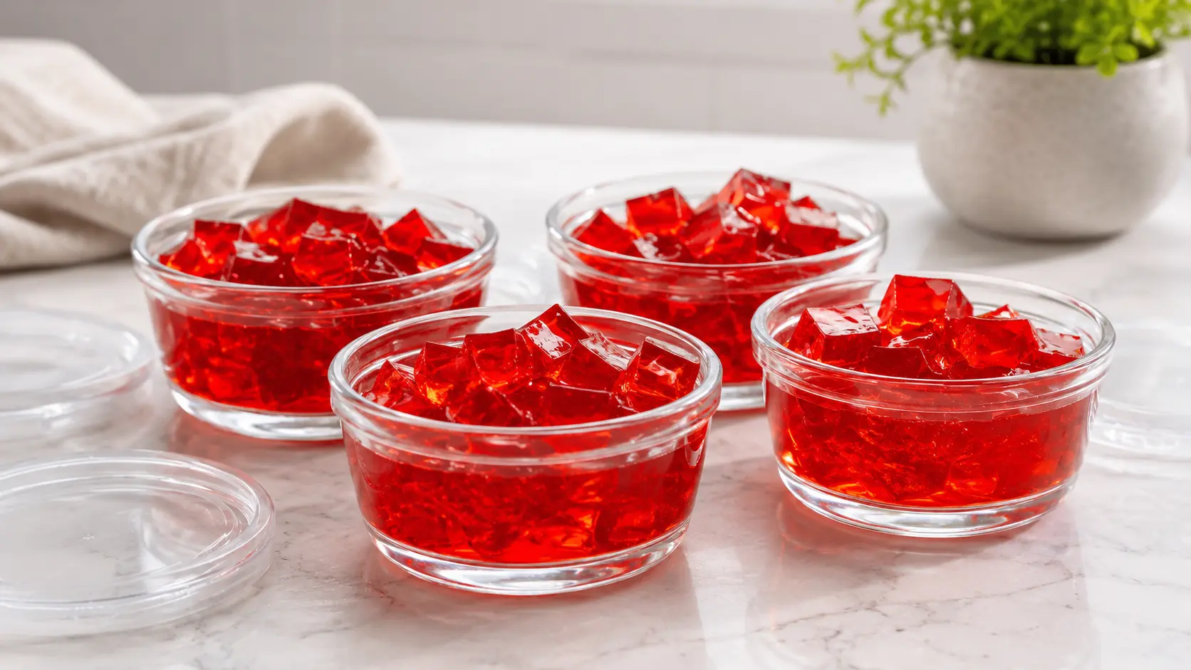 Bariatric Gelatin Recipe: Simple Happy Protein Snack 7 Bariatric Gelatin Recipe served cold with spoon, creamy