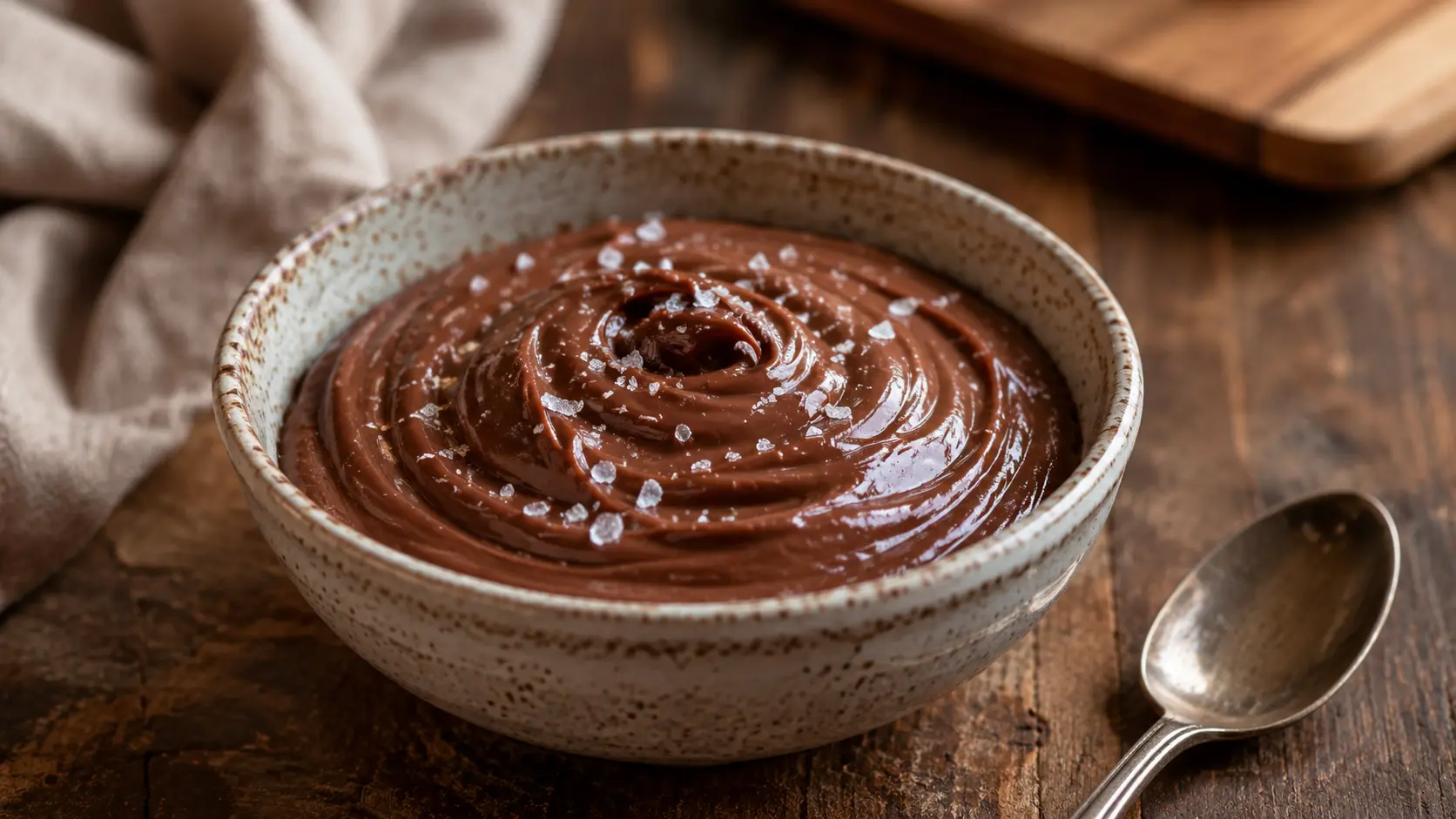 Chocolate Greek Yogurt: Amazing 5-Minute Creamy Dessert Bowl 7 chocolate greek yogurt served with flaky sea salt